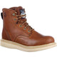 Georgia Men's 6" Wedge Steel Toe Work Boot - Brown - G6342 7.5 / Medium / Brown - Overlook Boots