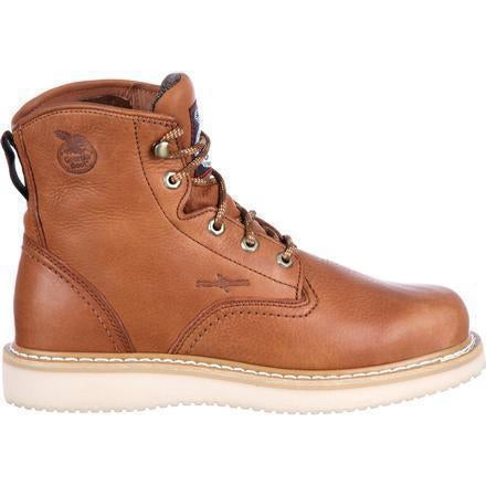 Georgia Men's 6" Wedge Work Boot - Brown - G6152 - Overlook Boots