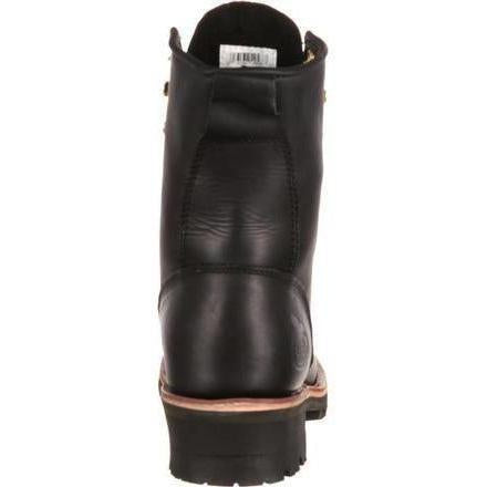 Georgia Men's 8" Logger Work Boot - Black - G8120 - Overlook Boots