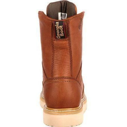 Georgia Men's 8" Wedge Work Boot - Tobacco - G8152 - Overlook Boots