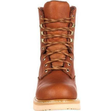 Georgia Men's 8" Wedge Work Boot - Tobacco - G8152 - Overlook Boots