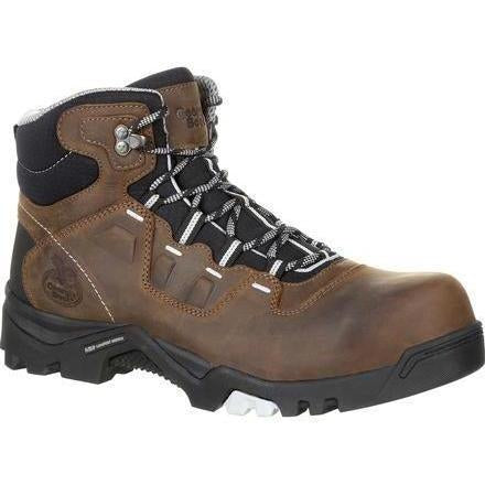 Georgia Men's Amplitude 5" Composite Toe Waterproof Work Boot - Brown - GB00216 8 / Medium / Brown - Overlook Boots