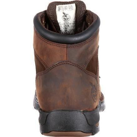 Georgia Men's Athens 6" Waterproof Work Boot - Brown - G7403 - Overlook Boots