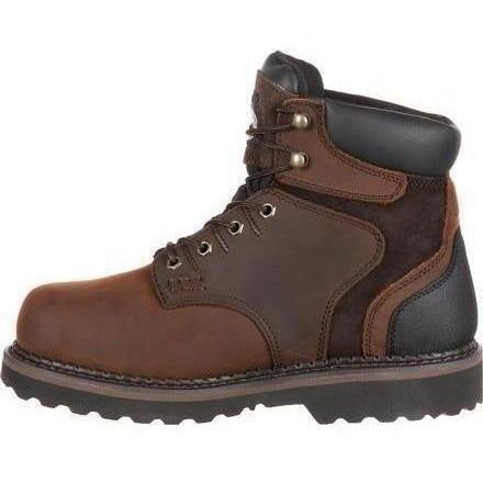 Georgia Men's Brookville 6" Waterproof Work Boot - Brown - G7134 - Overlook Boots