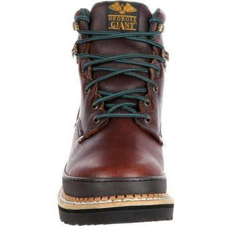 Georgia Men's Giant 6" Steel Toe Work Boot - Brown - G6374 - Overlook Boots
