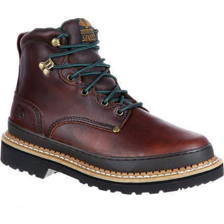 Georgia Boot Brown Leather Work Boots 09bb3864-8f51-44b4-a4c7-  main image 2