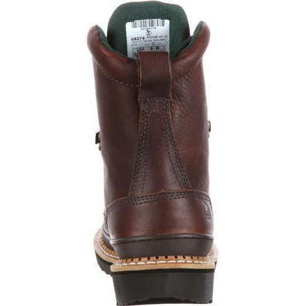 Georgia Men's Giant 8" Steel Toe Work Boot - Brown - G8374 - Overlook Boots