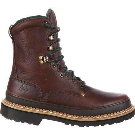 Georgia Men's Giant 8" Steel Toe Work Boot - Brown - G8374 - Overlook Boots