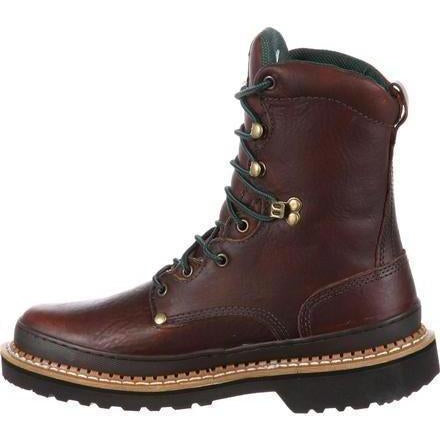 Georgia Men's Giant 8" Steel Toe Work Boot - Brown - G8374 - Overlook Boots