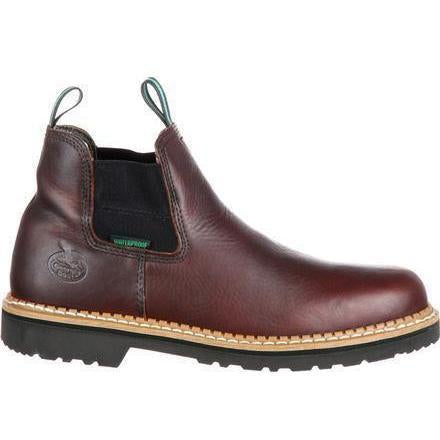 Georgia Men's Giant High Romeo Waterproof Work Boot - Brown - GR500 - Overlook Boots