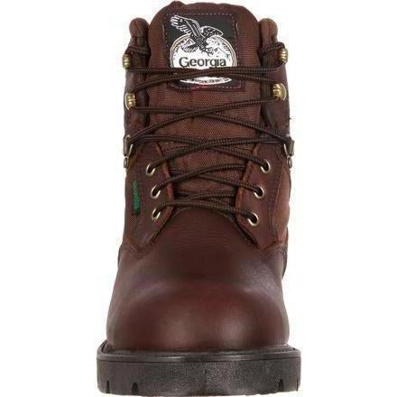 Georgia Men's Homeland 6" Waterproof Work Boot - Brown - G106 - Overlook Boots