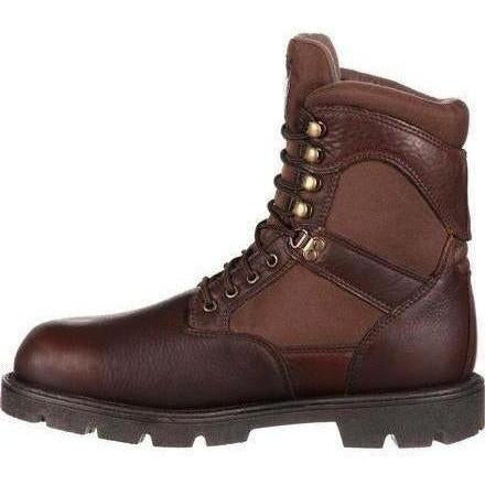 Georgia Men's Homeland 8" Waterproof Insulated Work Boot - Brown - G109 - Overlook Boots