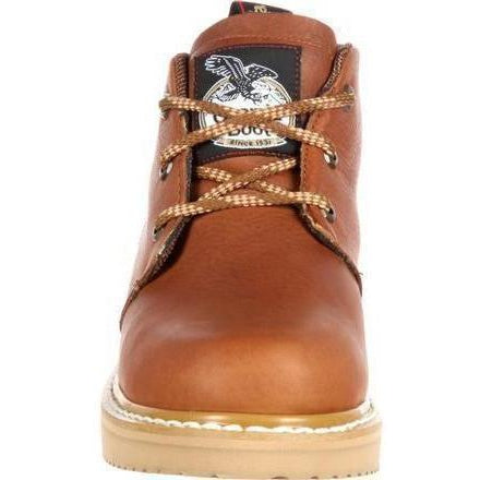 Georgia Men's Wedge Chukka Wedge Work Boot - Tobacco - GB1222 - Overlook Boots