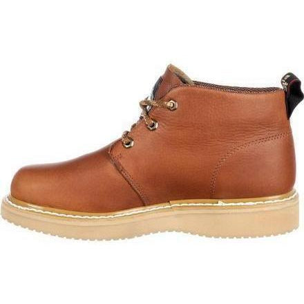 Georgia Men's Wedge Chukka Wedge Work Boot - Tobacco - GB1222 - Overlook Boots