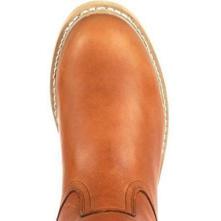 Georgia Men's Wedge Wellington Work Boot - Brown - G5153 - Overlook Boots