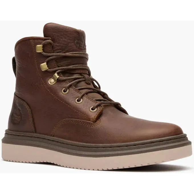 Georgia Men's Superlyte Slip Resistant Wedge Work Boot- Brown- GB00741 7 / Medium / Brown - Overlook Boots