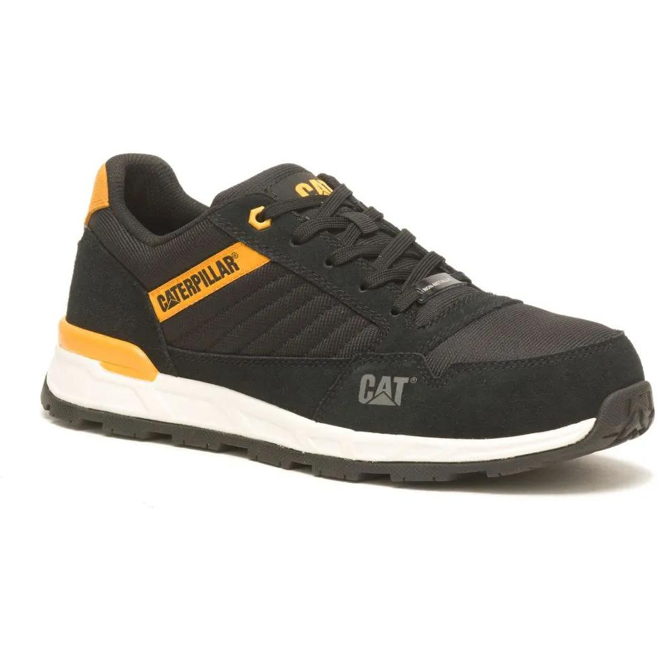 GWAY Throws Esper 猫 Cat Men's Venward Composite Toe Slip Resistant Work Shoe - Black/Cat Y