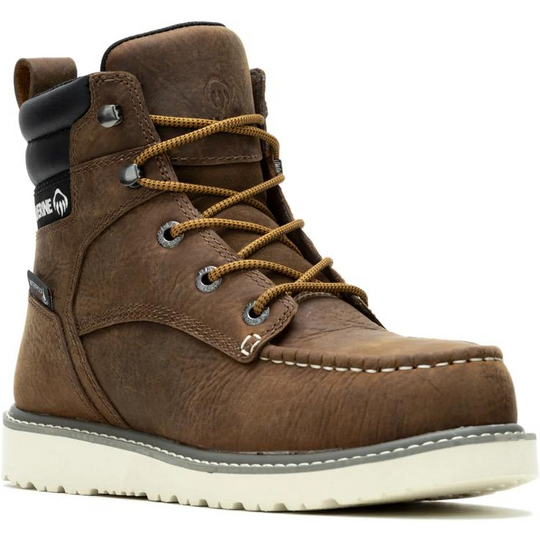 Wolverine Women's Trade Wedge Steel Toe Work Boot - Brown - W231106 5 / Medium / Brown - Overlook Boots