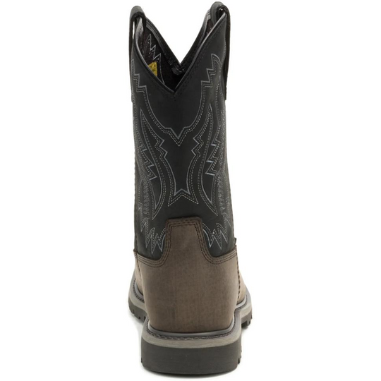 Cat Men's Colorado Frontier Steel Toe Western Work Boot- Grey- P91796 - Overlook Boots