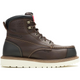 Wolverine Men's Loader 6" Comp Toe Waterproof Carbonmax Work Boot- Brown- W261030 7 / Medium / Brown - Overlook Boots
