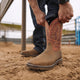 Durango Men's Workhorse 11" Steel Toe Pull On Work Boot- Brown- DDB0528 - Overlook Boots