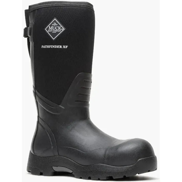 Muck Women's Chore 12" Square Toe Waterproof Western Rubber Work Boot - Black - MCHWW00 5 / Medium / Black - Overlook Boots