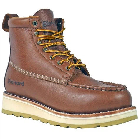 DieHard Men's Malibu 6" Composite Toe Slip Resistance Wedge Boot - Rust DH60440 7 / Medium / Rust - Overlook Boots