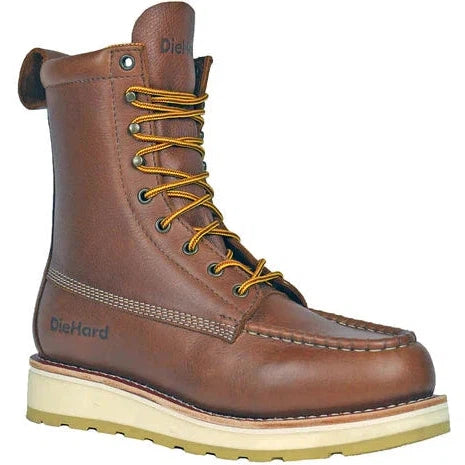 DieHard Men's Malibu 8" Composite Toe Slip Resistant Wedge Boot - Rust DH80440 7 / Medium / Rust - Overlook Boots