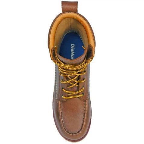 DieHard Men's Malibu 8" Composite Toe Slip Resistant Wedge Boot - Rust DH80440 - Overlook Boots
