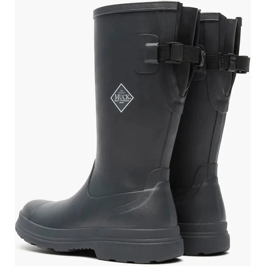 Muck Women's Rainscape 12" Waterproof Adjustable Rain Boot- Black- MRS12W00 - Overlook Boots