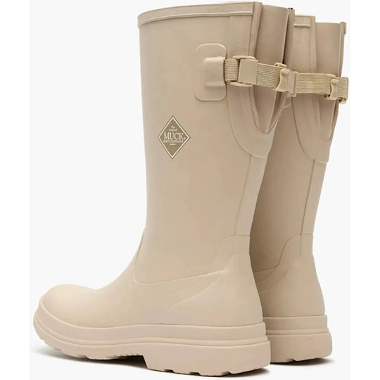 Muck Women's Rainscape 12" Waterproof Adjustable Rain Boot- Sand- MRS12W80 - Overlook Boots
