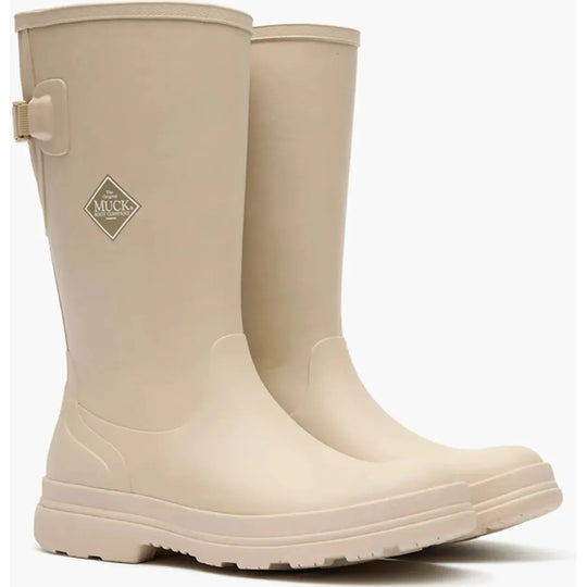 Muck Women's Rainscape 12" Waterproof Adjustable Rain Boot- Sand- MRS12W80 - Overlook Boots