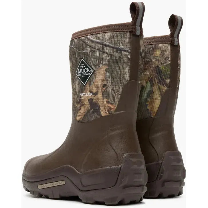 Muck Men's Wetland 12" WP Mid Boot - Mossy Oak - MWTMM91 - Overlook Boots