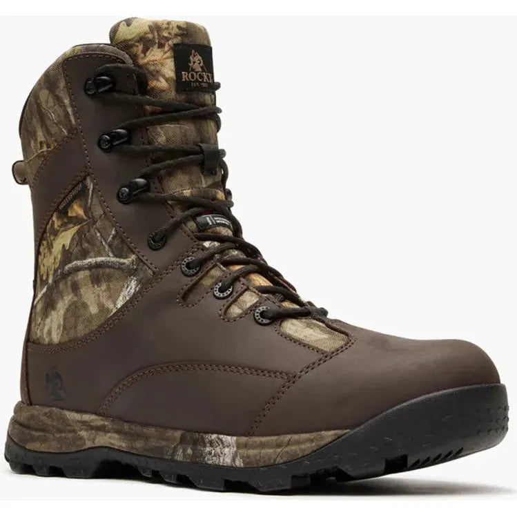 Rocky Men's Wildcat 8" WP 800G Hunting Boot- Mossy- RKS0707 7 / Medium / Mossy Oak - Overlook Boots