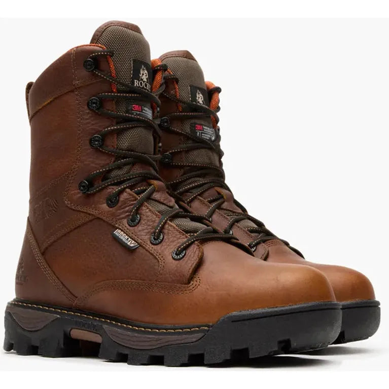 Rocky Men's BearClaw 9" WP 400G Insulated Hunting Boot- Brown- RKS0696 - Overlook Boots