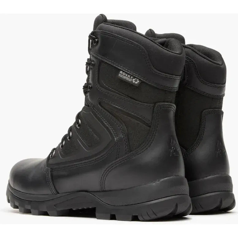 Rocky Men's Enforcer 8" Comp Toe WP Public Service Boot- Black- RKD0138 - Overlook Boots