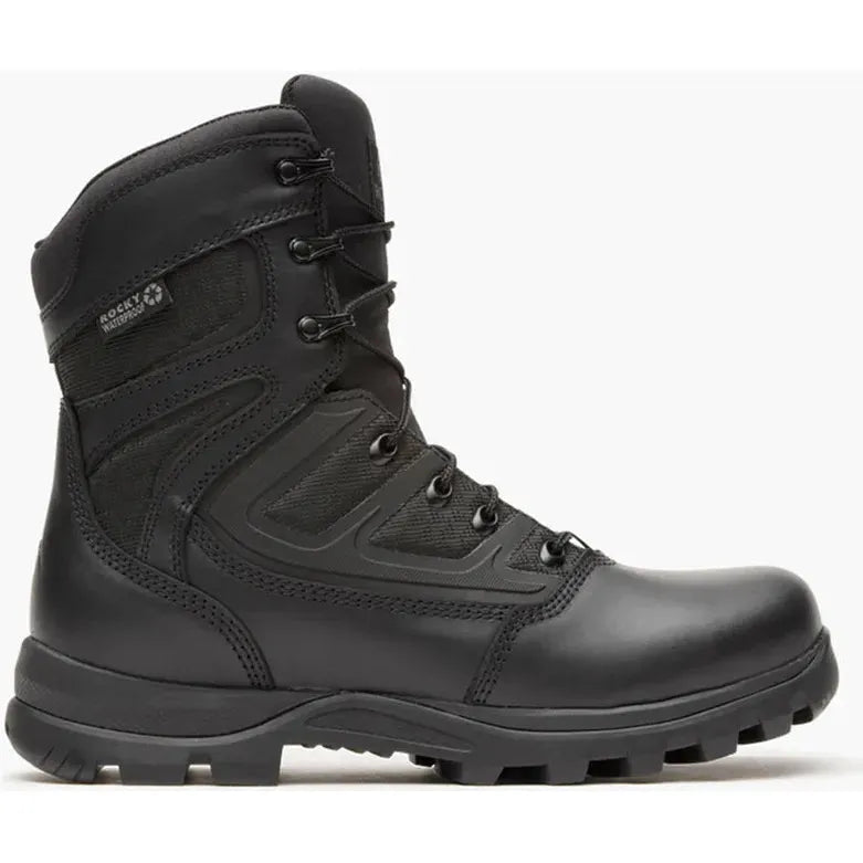Rocky Men's Enforcer 8" Comp Toe WP Public Service Boot- Black- RKD0138 - Overlook Boots