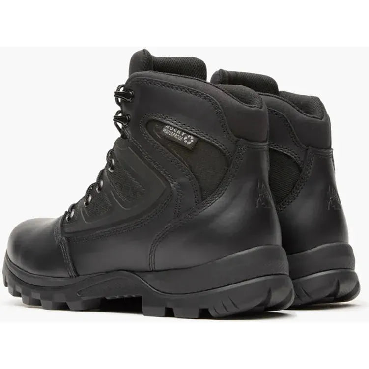 Rocky Men's Enforcer 6" WP Slip Resist Public Service Boot- Black- RKD0135 - Overlook Boots