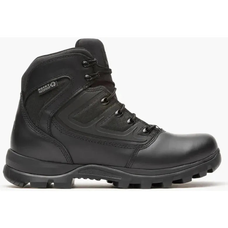 Rocky Men's Enforcer 6" WP Slip Resist Public Service Boot- Black- RKD0135 - Overlook Boots