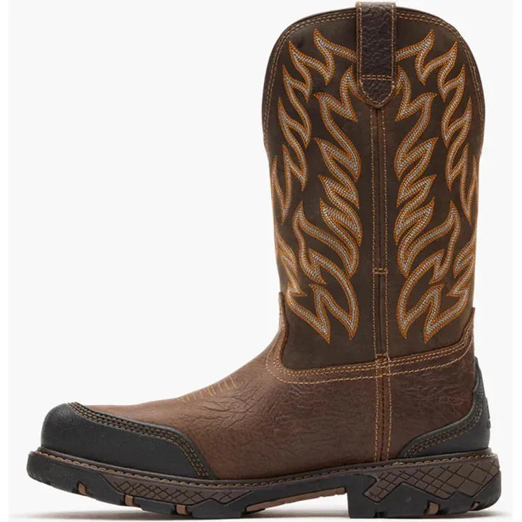 Rocky Men's Ironhawk 12" Comp Toe WP Western Boot- Brown- RKW0468 - Overlook Boots