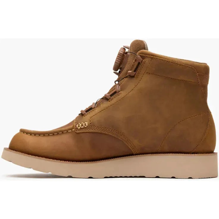 Rocky Men's MonoCrepe 6" WP BOA Wedge Work Boot- Brown- RKK0512 - Overlook Boots