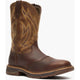 Rocky Men's Ride Lte 11" Waterproof Slip Resist Western Work Boot- Brown- RKW0476 7.0 / Medium / Brown - Overlook Boots