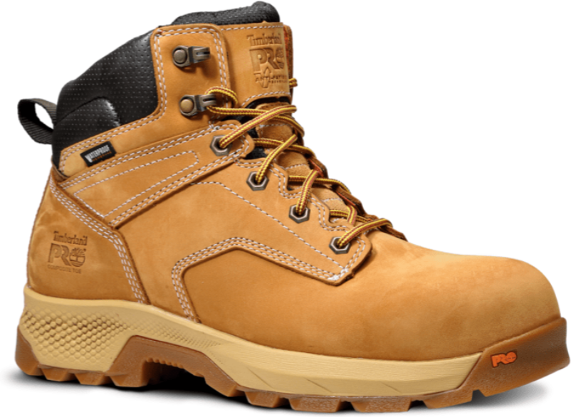 Timberland Pro Men's Titan Evolution 6" Waterproof Composite Toe Work Boot Wheat - TB1A5Q82231 7 / Medium / Wheat - Overlook Boots