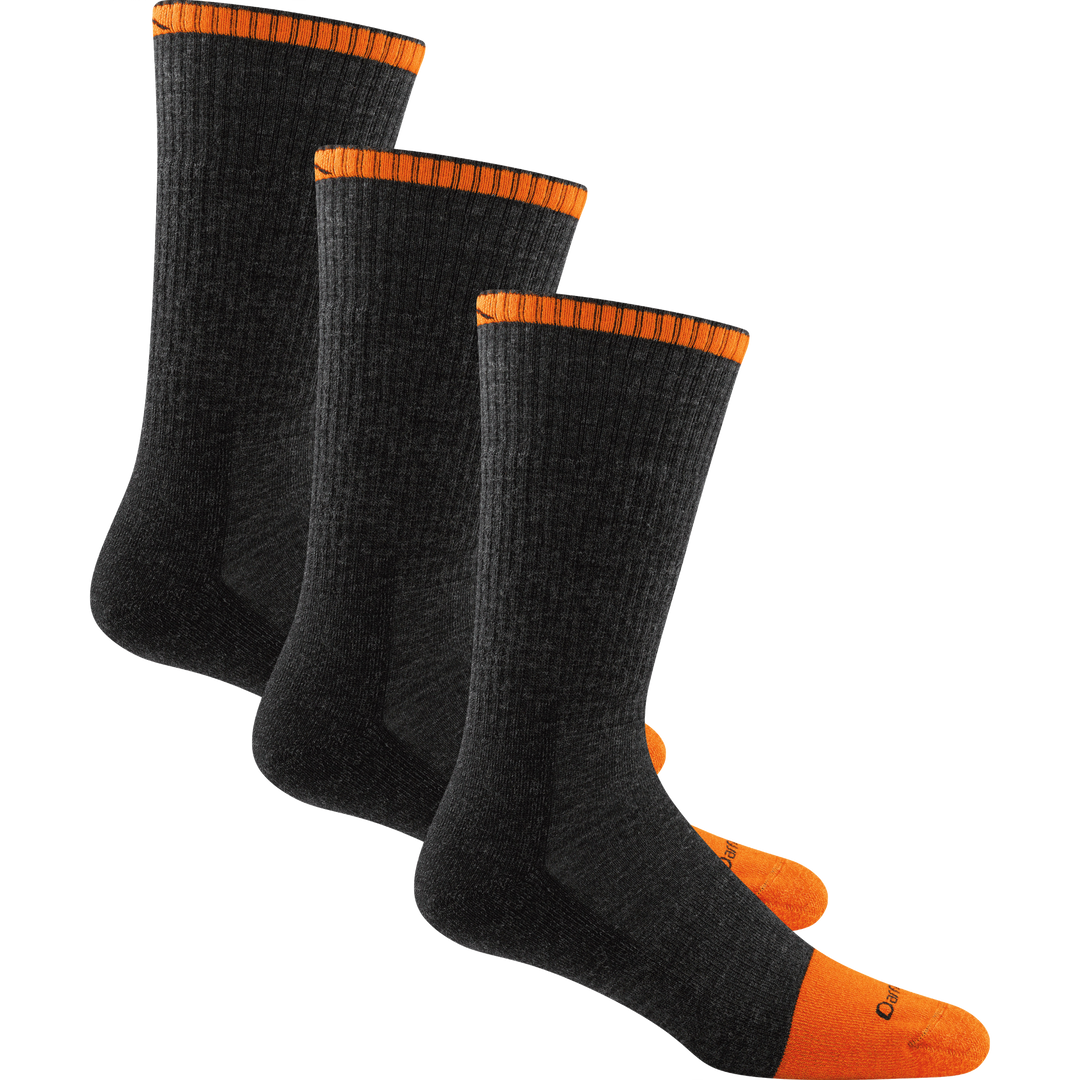 Men's Darn Tough Men's Steely Boot Midweight Work Socks - 3 PACK - 2006