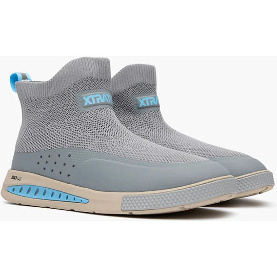 Xtratuf Men's DriftTech Slip Resist Ankle Deck Sport Boot- Grey- XADSMK10 - Overlook Boots