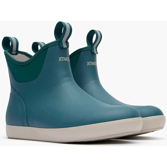 Xtratuf Men's Ankle Waterproof Slip Resistant Deck Boot- Teal- XMAB304 - Overlook Boots