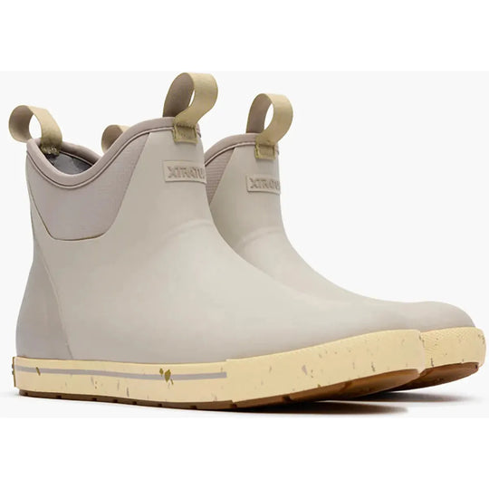Xtratuf Men's Camp Waterproof Slip Resistant Ankle Deck Boot- Sand- XMADBC10 - Overlook Boots