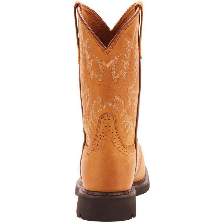 Ariat Men's Sierra Saddle 10" Soft Toe Pull-On Western Work Boot - 10002304 - Overlook Boots