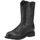 Ariat Men's Sierra 10" Soft Toe Pull-On Western Work Boot - Black - 10002422 7.0 / Medium / Black - Overlook Boots