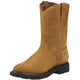 Ariat Men's Sierra 10" Soft Toe Pull-On Western Work Boot- Aged Bark- 10004986 6.0 / Wide / Brown - Overlook Boots